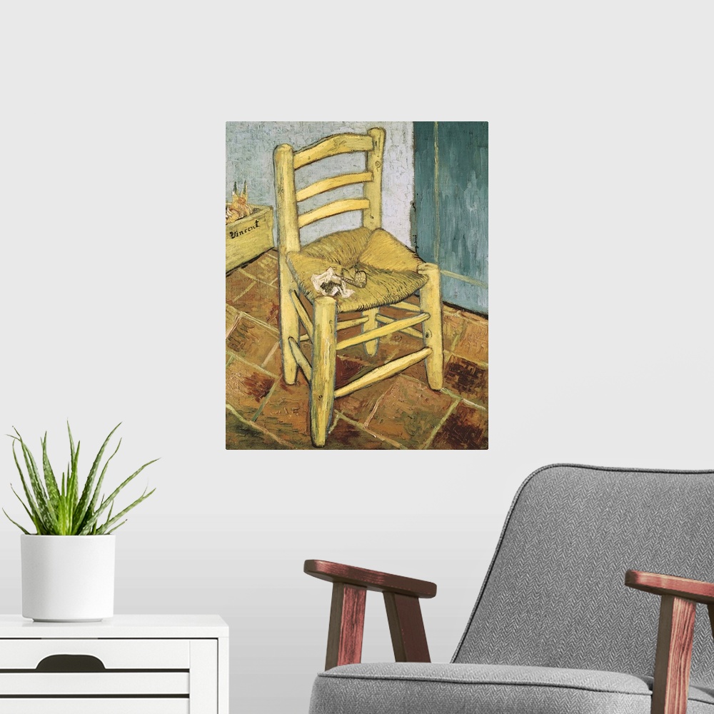 A modern room featuring Van Gogh's Chair