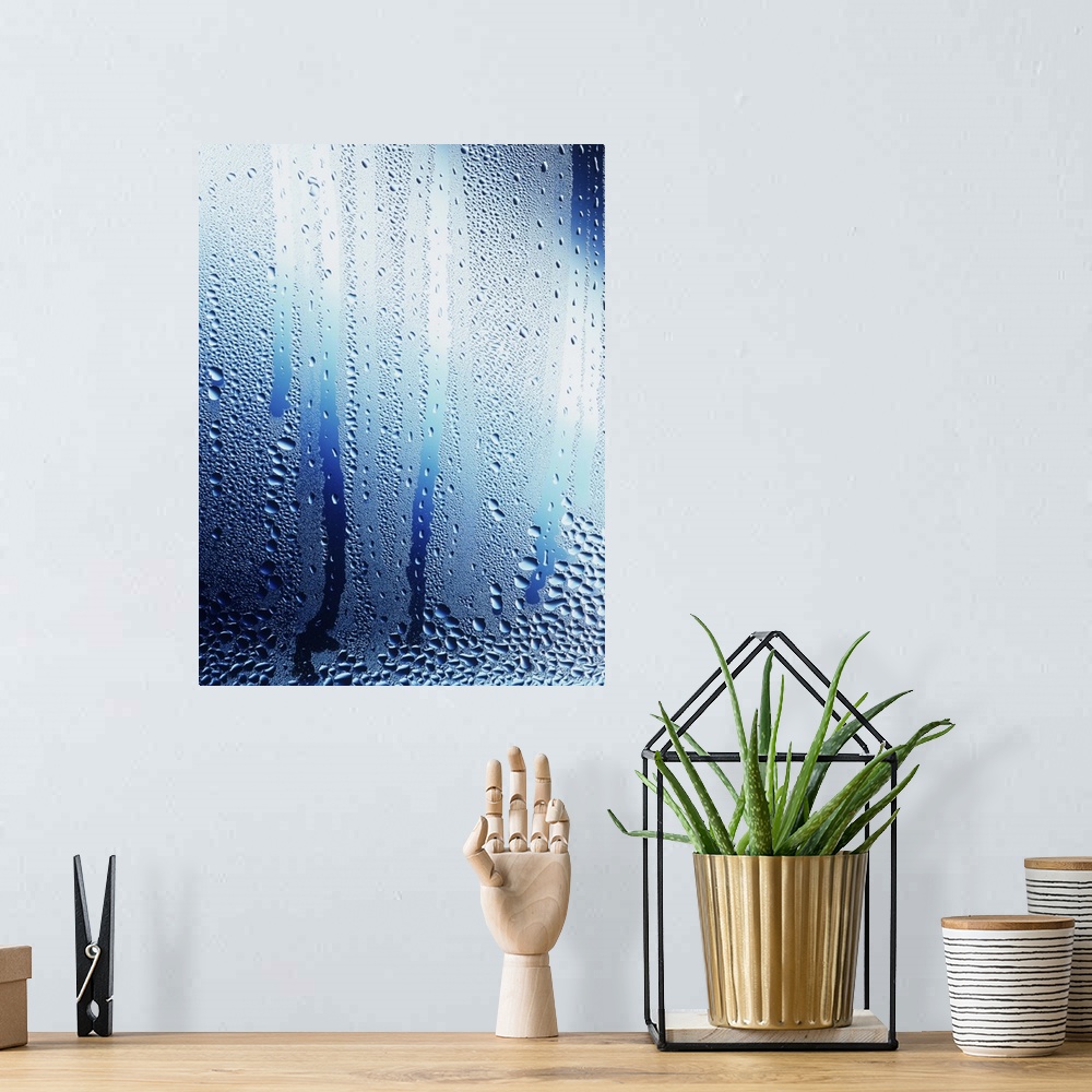 A bohemian room featuring Water Droplets And Condensation On Glass