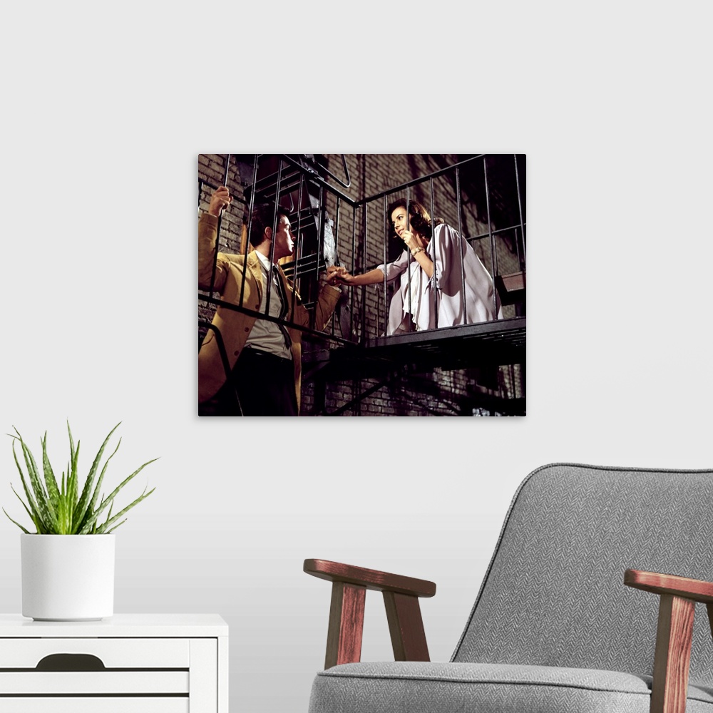 A modern room featuring West Side Story - Movie Still