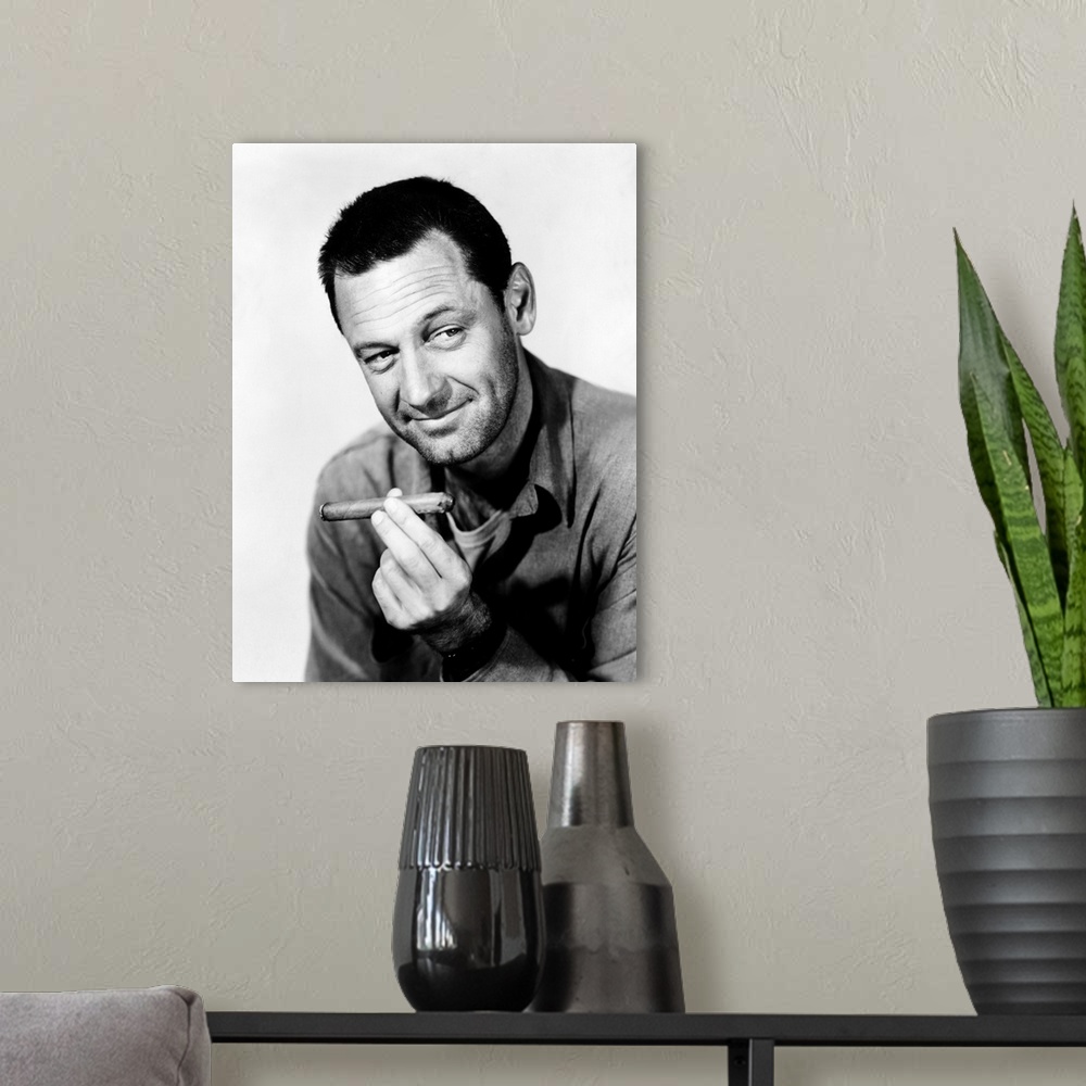 A modern room featuring William Holden, Stalag 17