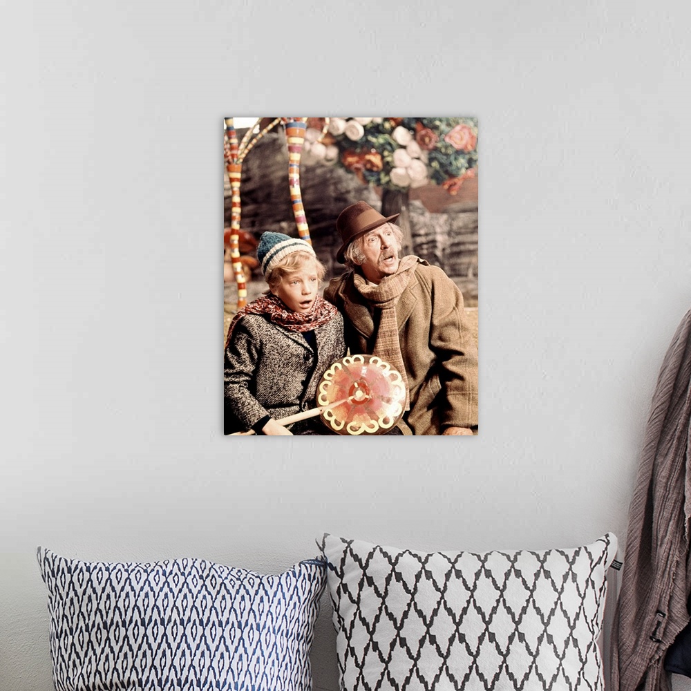 A bohemian room featuring Willy Wonka and the Chocolate Factory - Movie Still