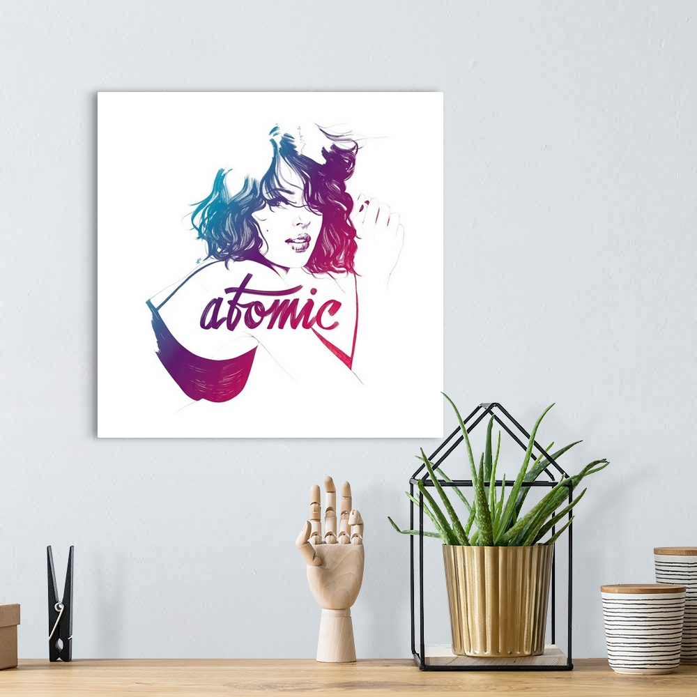 A bohemian room featuring Atomic