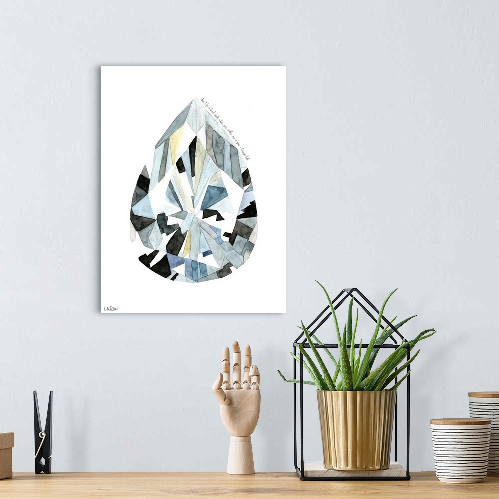 A bohemian room featuring Pear Diamond