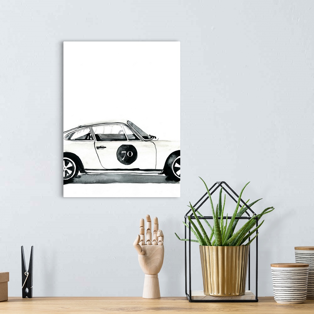 A bohemian room featuring Porsche 70