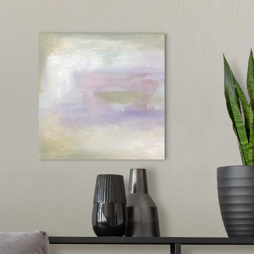 A modern room featuring Abstract Series I