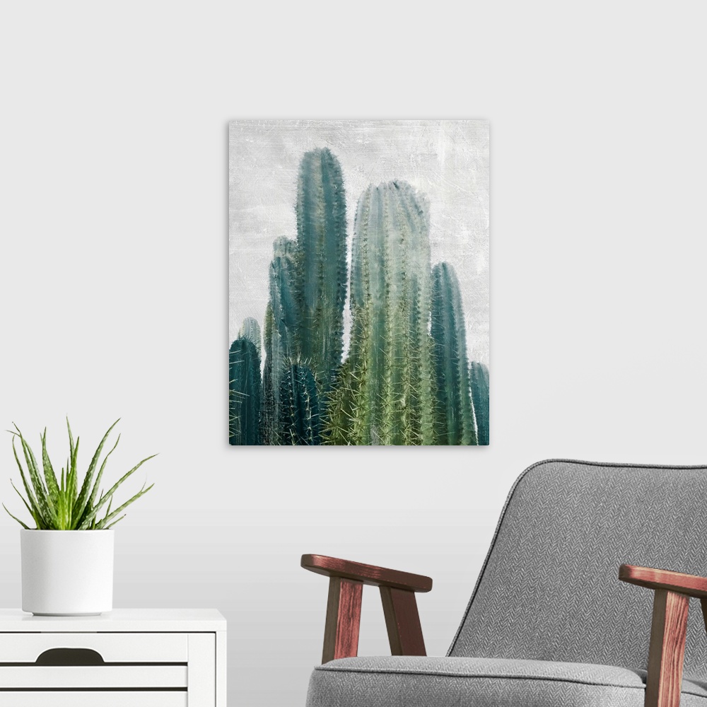 A modern room featuring Aruba Cacti II