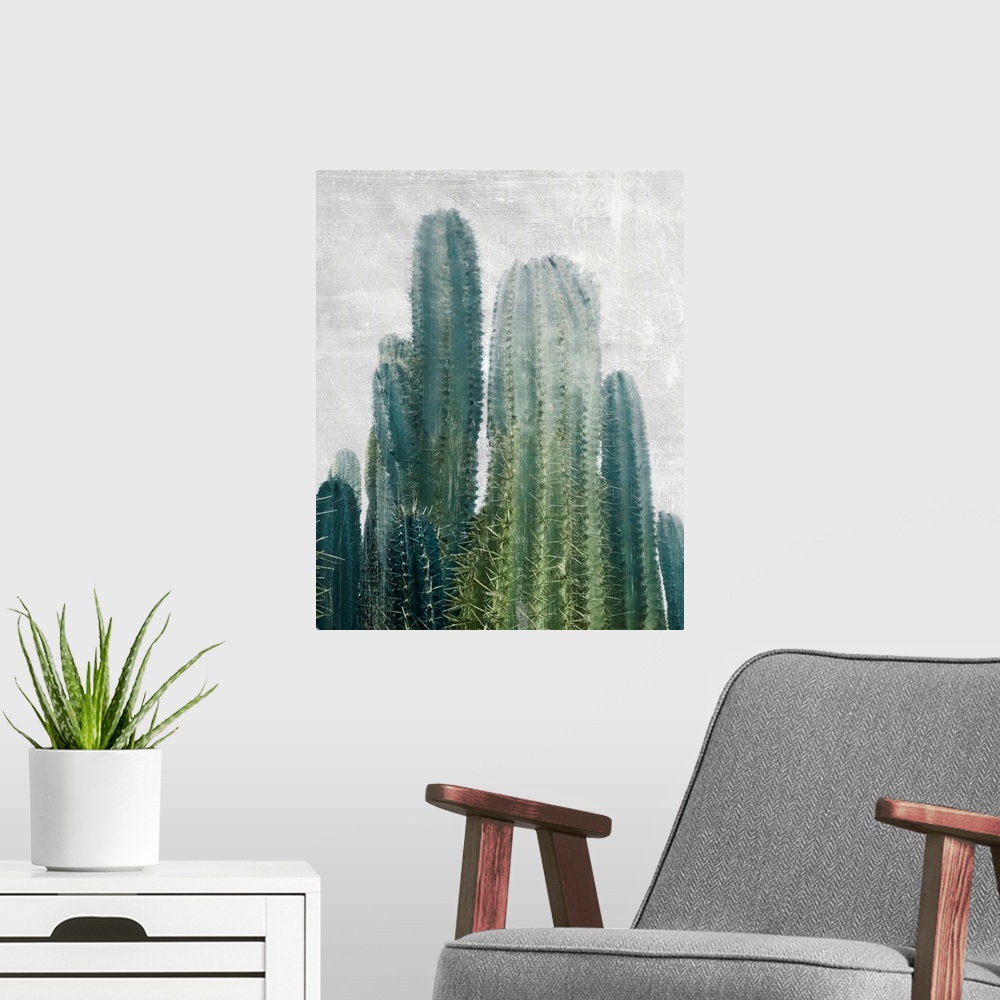 A modern room featuring Aruba Cacti II