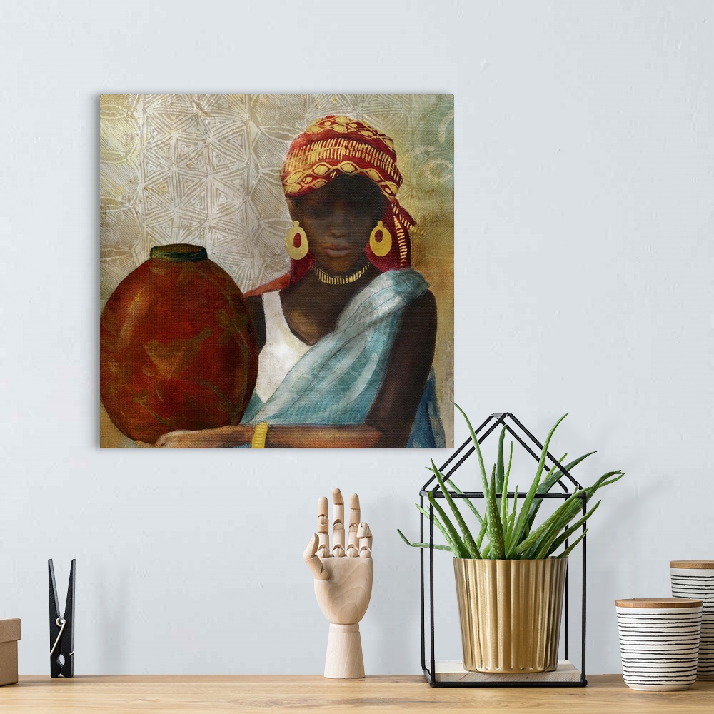 A bohemian room featuring Beauty of Africa II