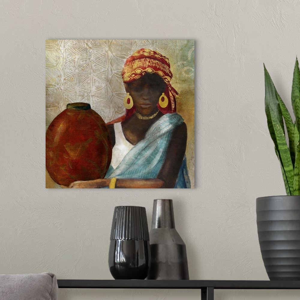 A modern room featuring Beauty of Africa II