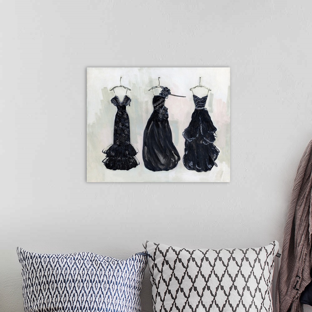 A bohemian room featuring Black and Bling II