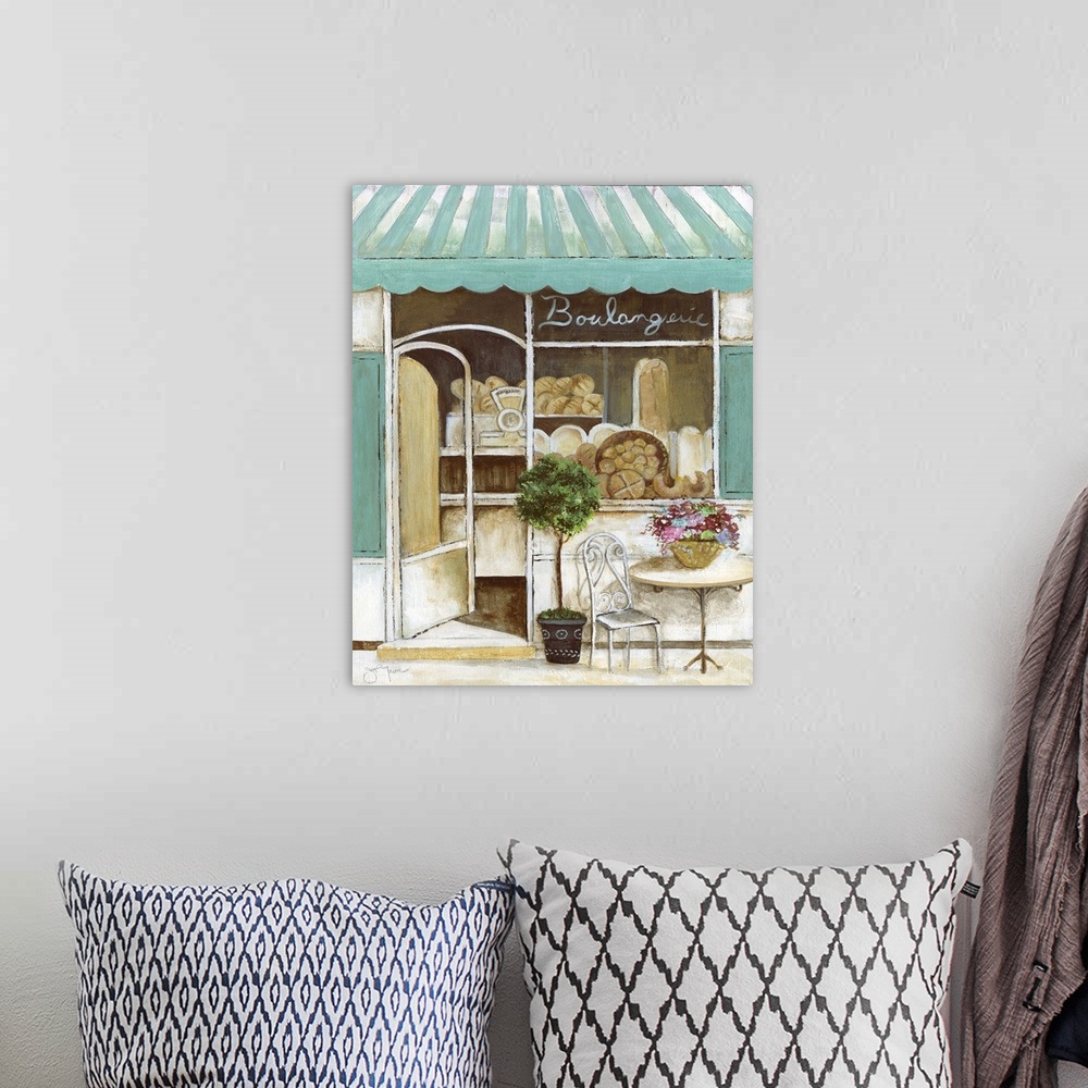 A bohemian room featuring Boulangerie