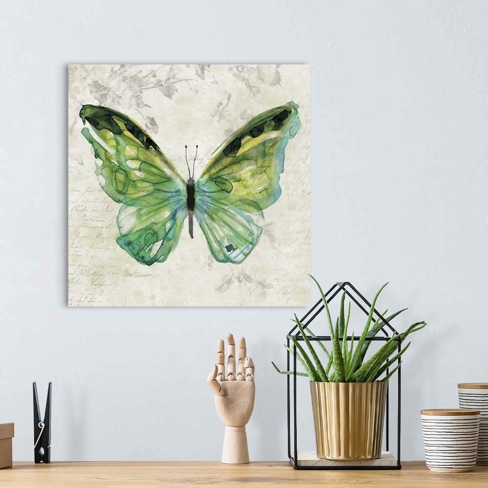 A bohemian room featuring Butterfly Sketch III