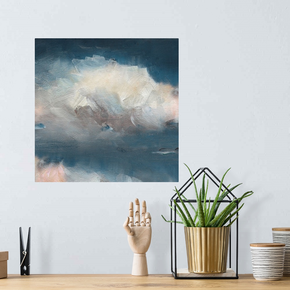 A bohemian room featuring Cloud Abstraction II