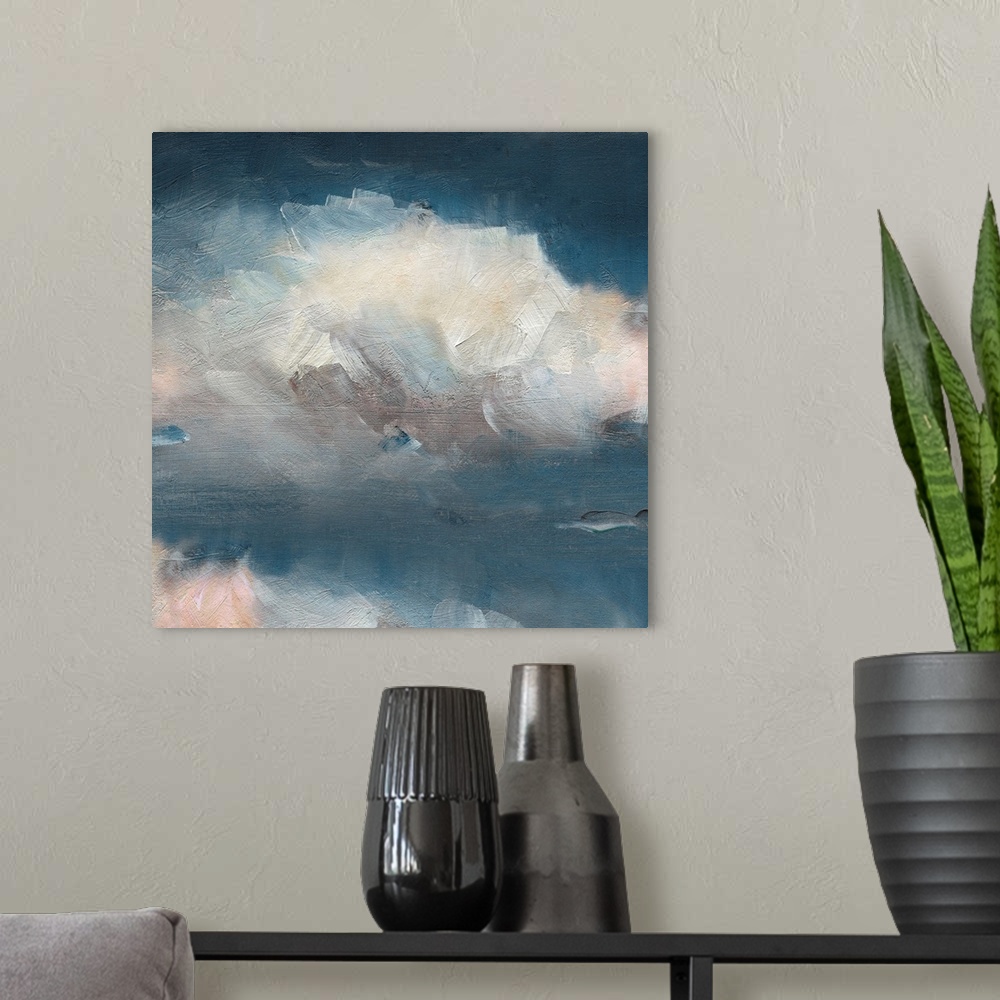 A modern room featuring Cloud Abstraction II