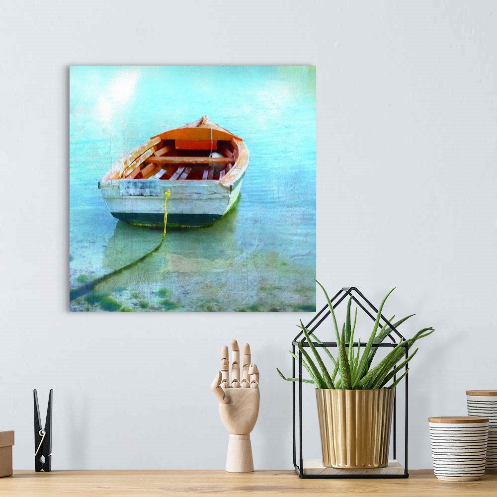A bohemian room featuring Color Tint Boat