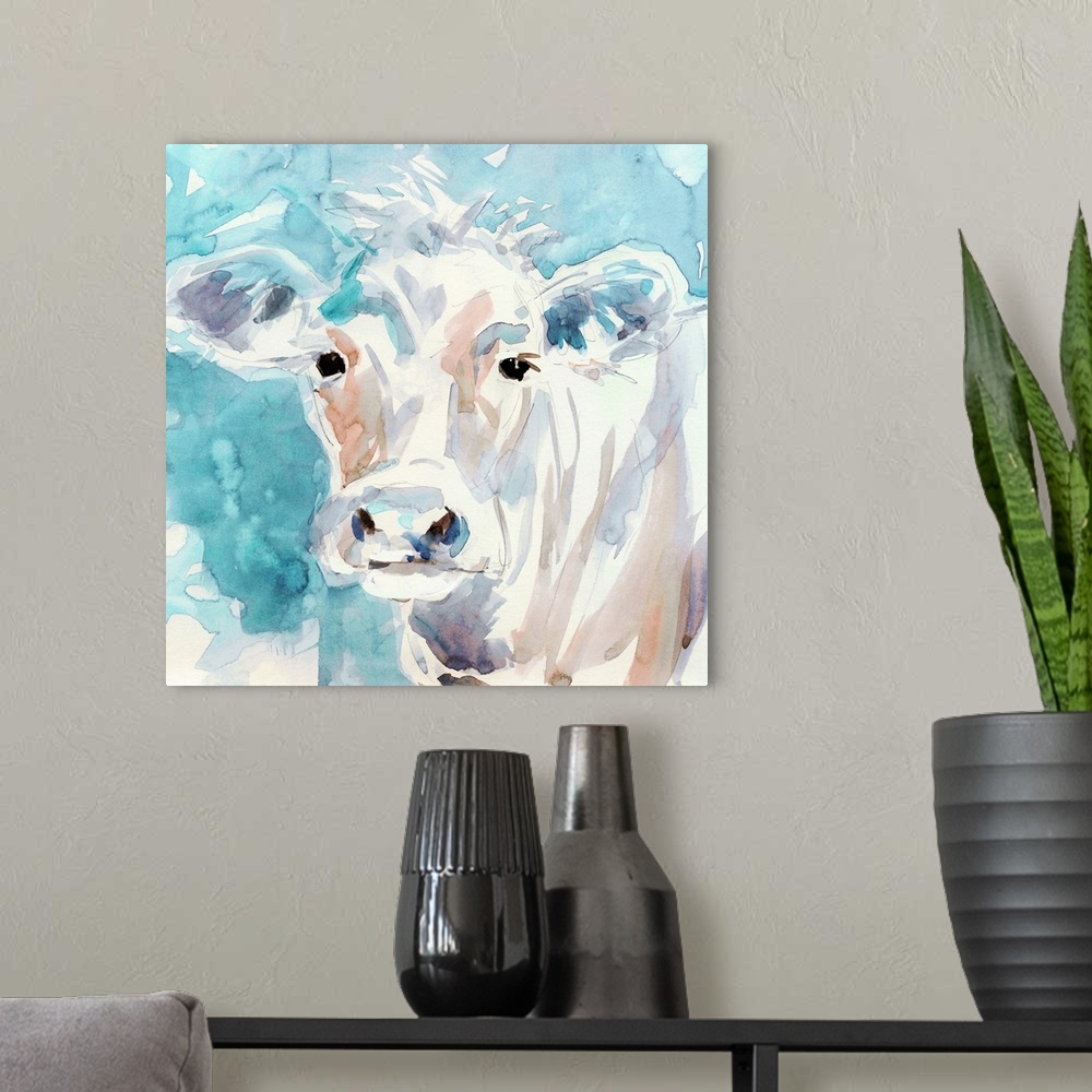 A modern room featuring Color Wash Cow