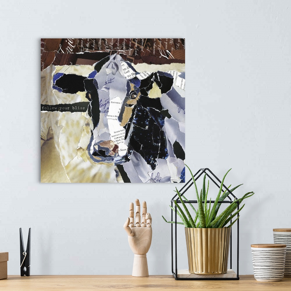 A bohemian room featuring Country Cow