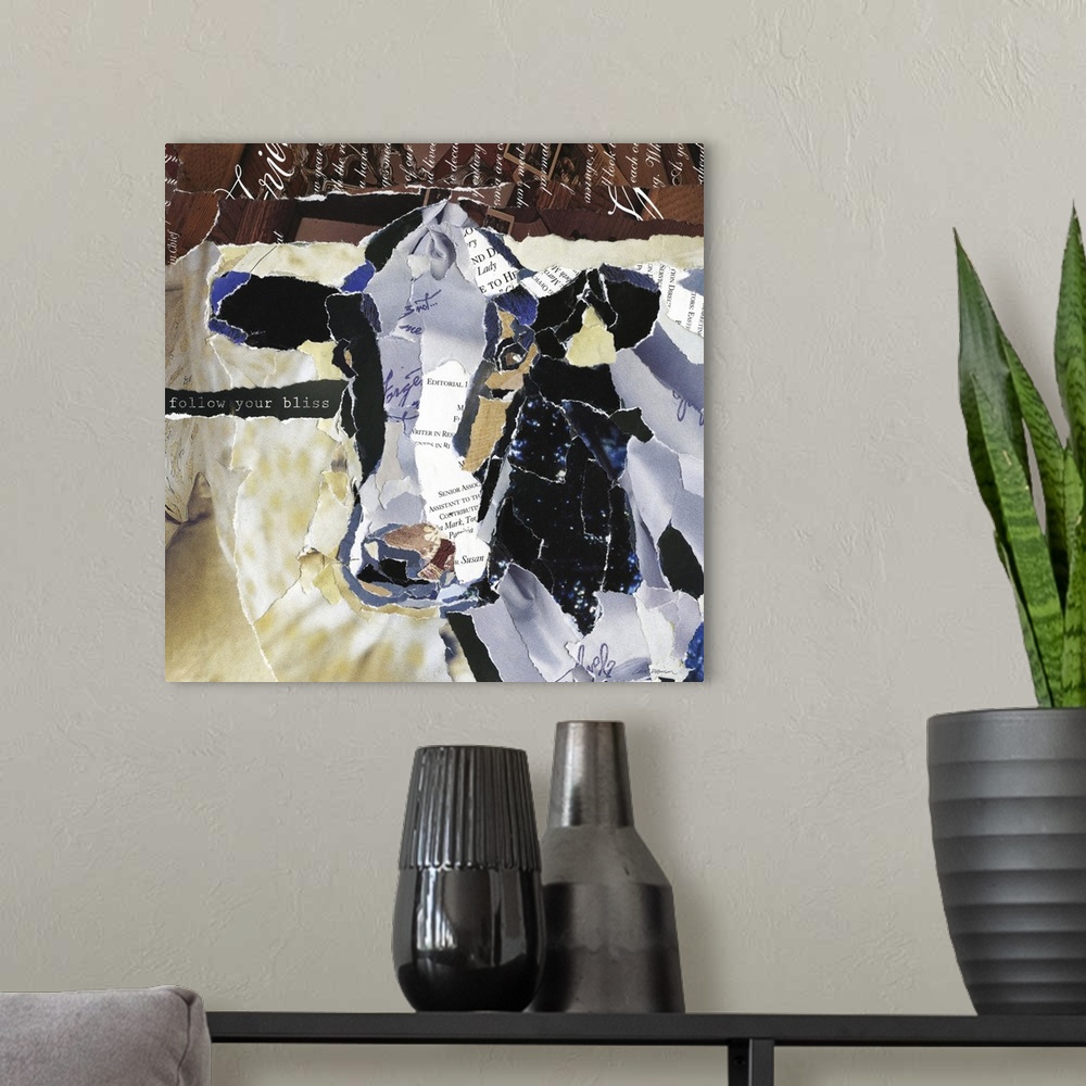 A modern room featuring Country Cow