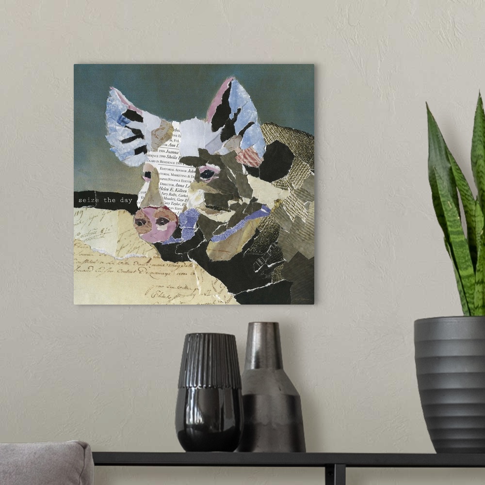A modern room featuring Country Pig