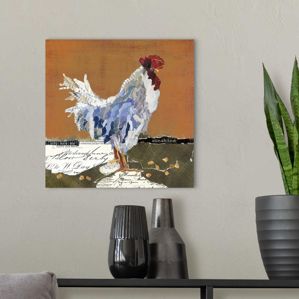A modern room featuring Country Rooster I