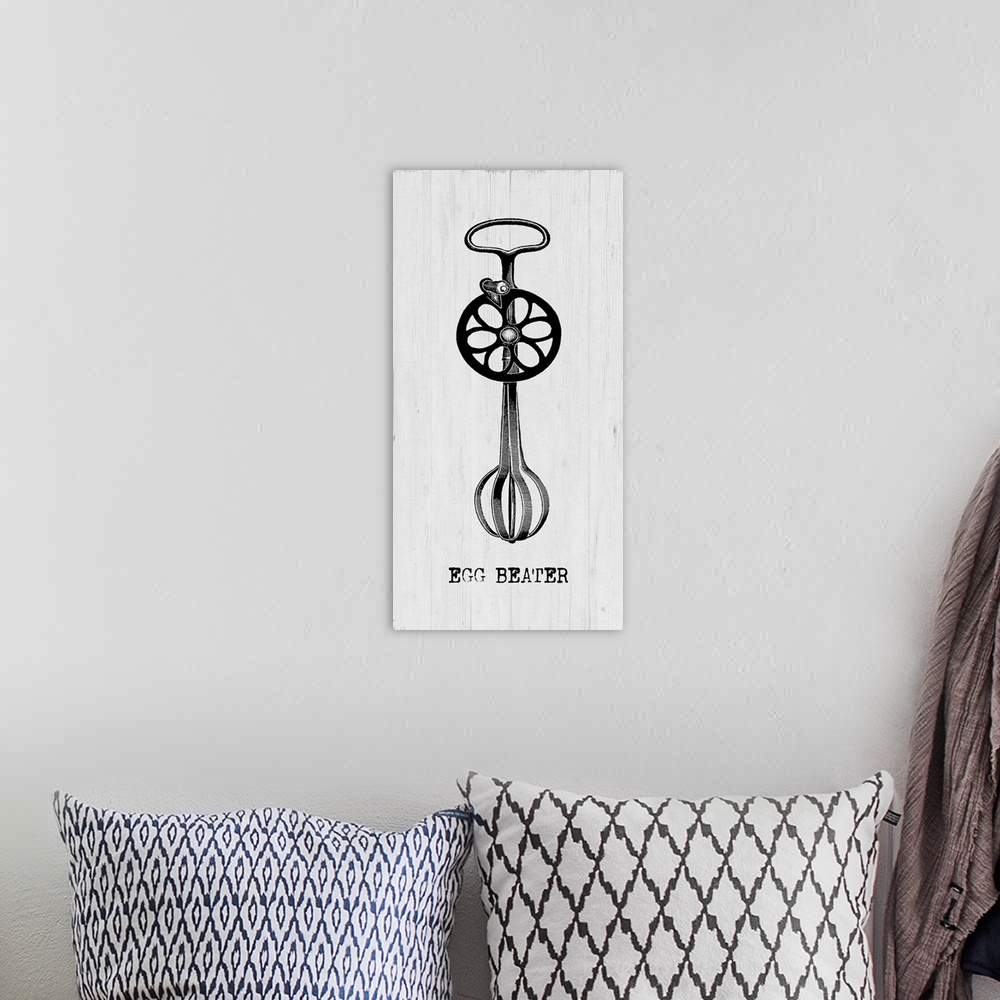 A bohemian room featuring Egg Beater