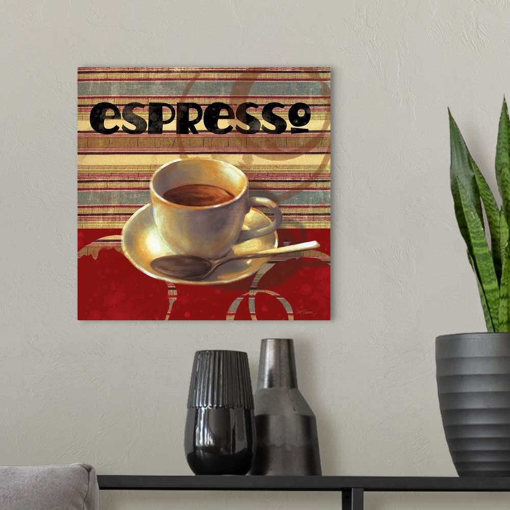 A modern room featuring Espresso