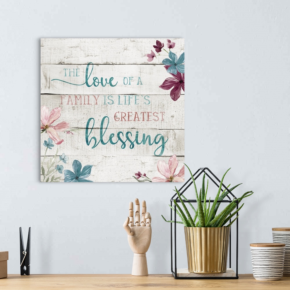 A bohemian room featuring Family Blessing
