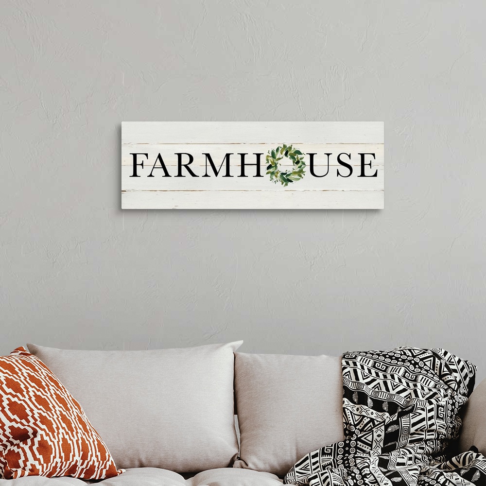 A bohemian room featuring Farmhouse