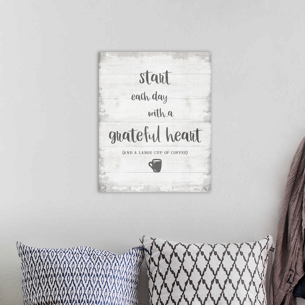 A bohemian room featuring Grateful Coffee
