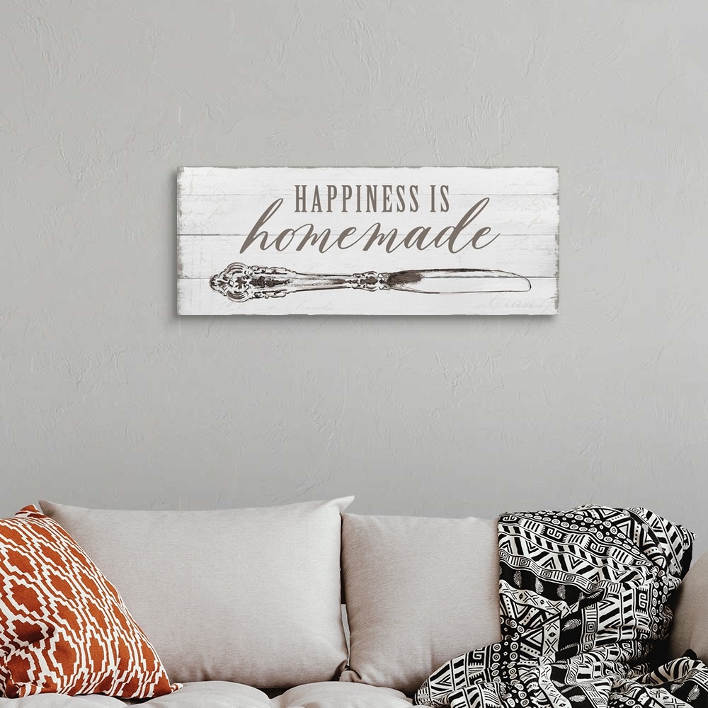 A bohemian room featuring Happiness is Homemade