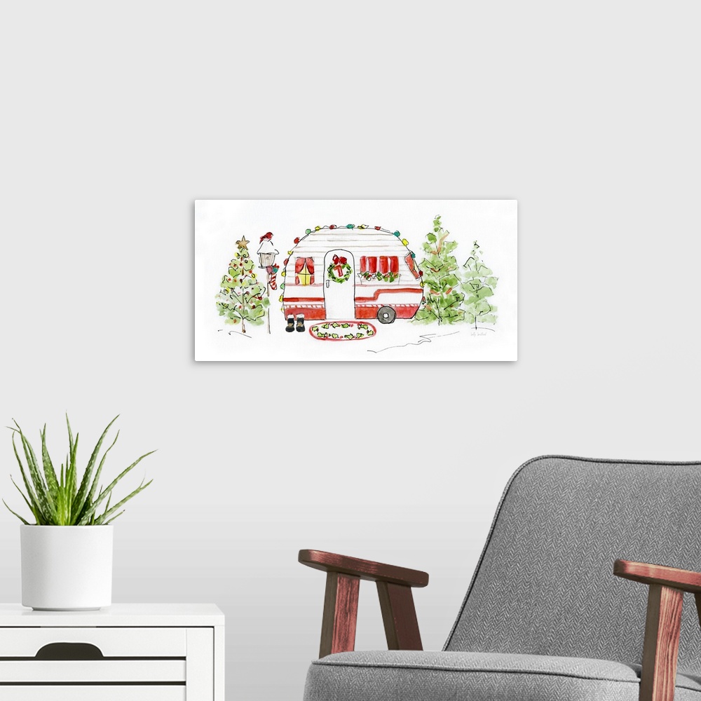 A modern room featuring Holiday Camper I