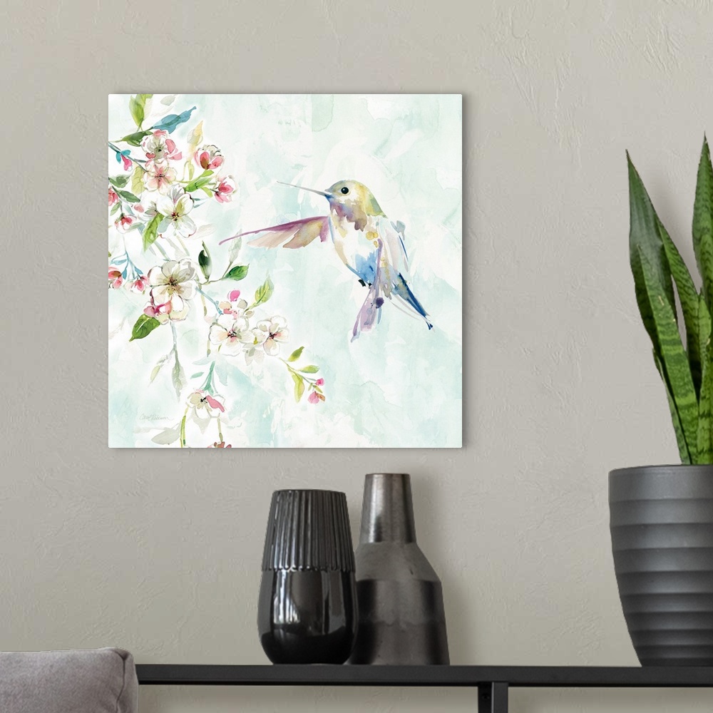 A modern room featuring Hummingbird IV