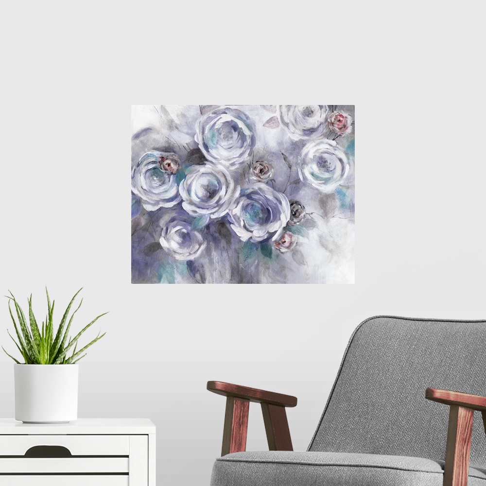 A modern room featuring Iced Flowers