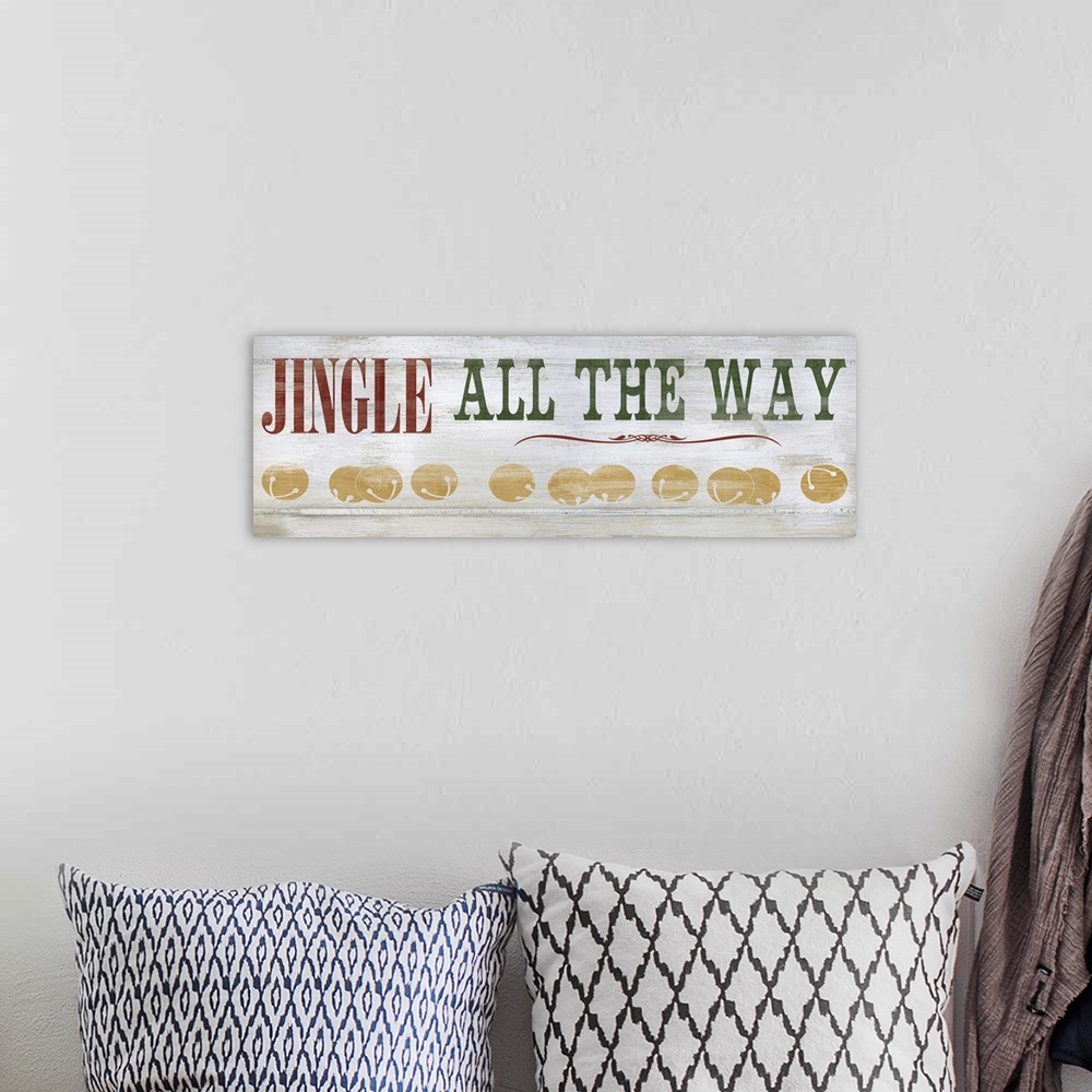 A bohemian room featuring Jingle All The Way