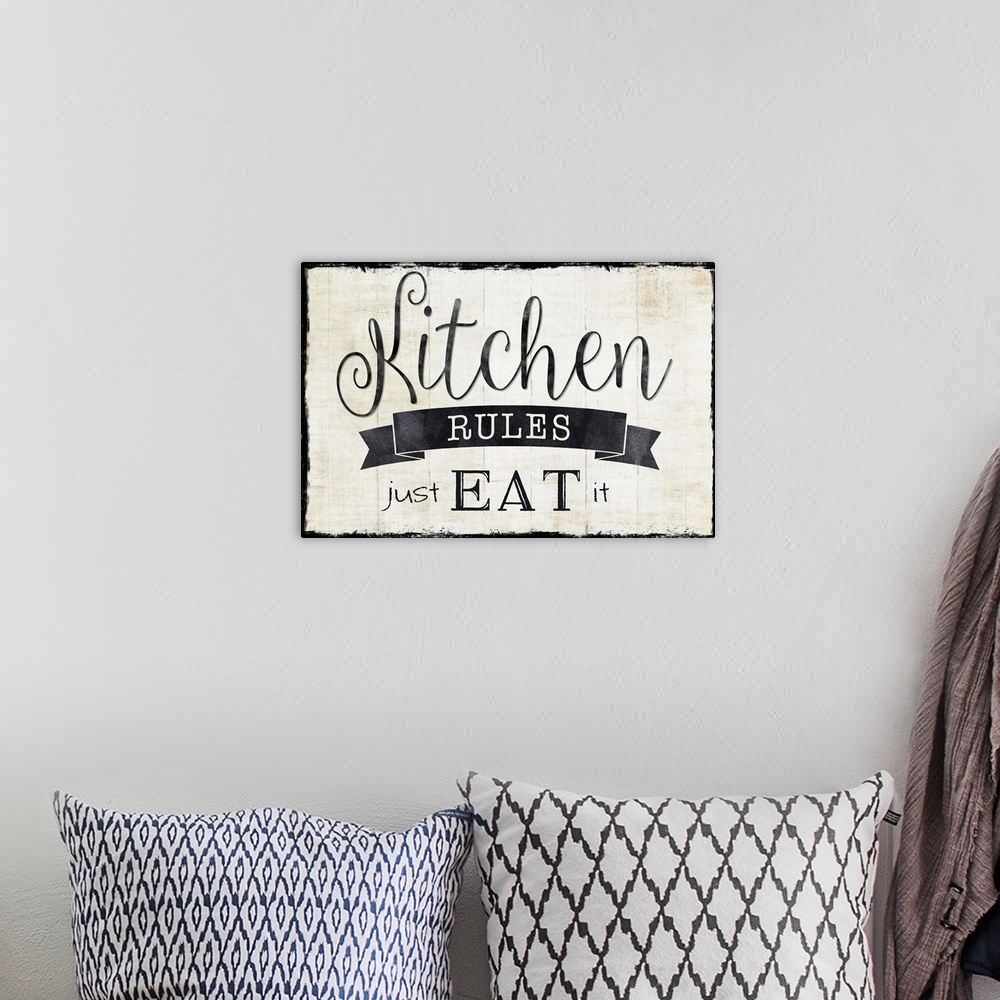 A bohemian room featuring Kitchen Rules: Just Eat It