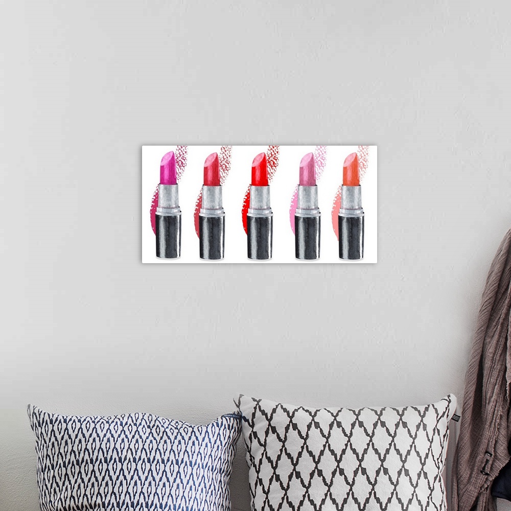 A bohemian room featuring Lipstick Row