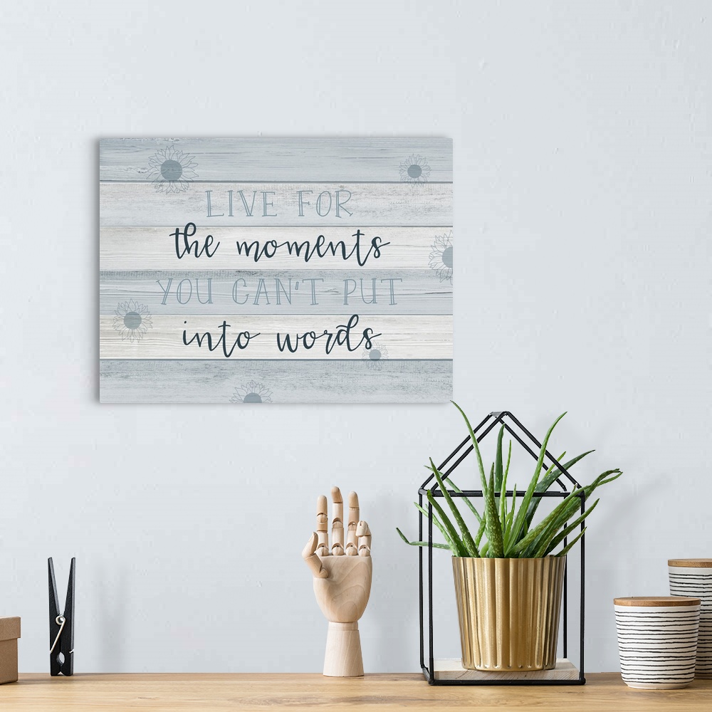 A bohemian room featuring Moments into Words