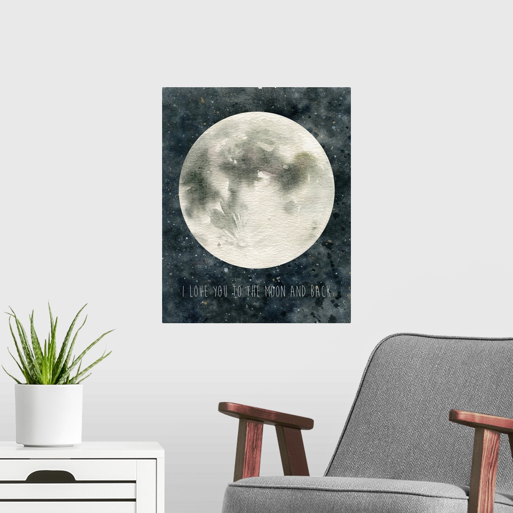 A modern room featuring Moon Love
