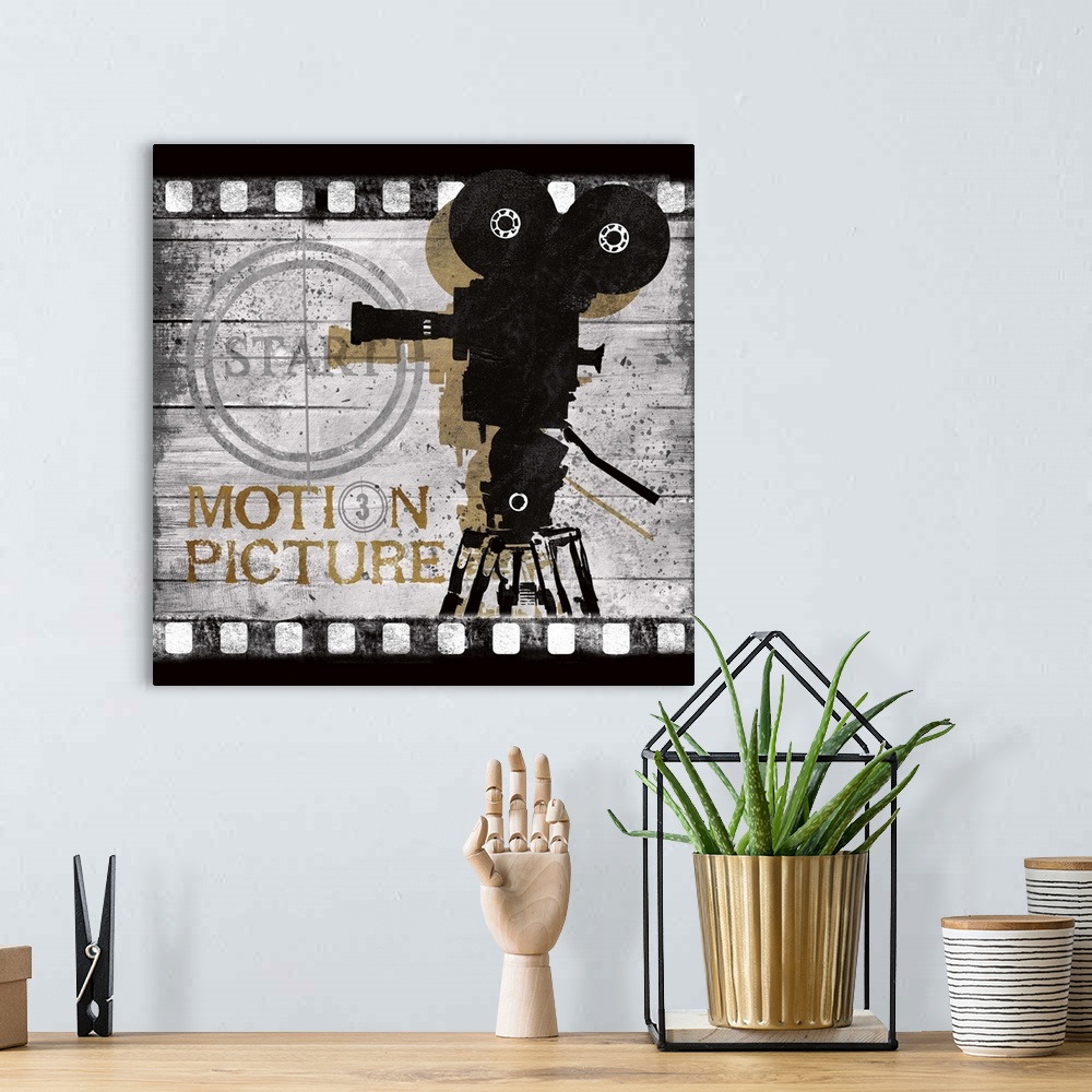 A bohemian room featuring Motion Picture