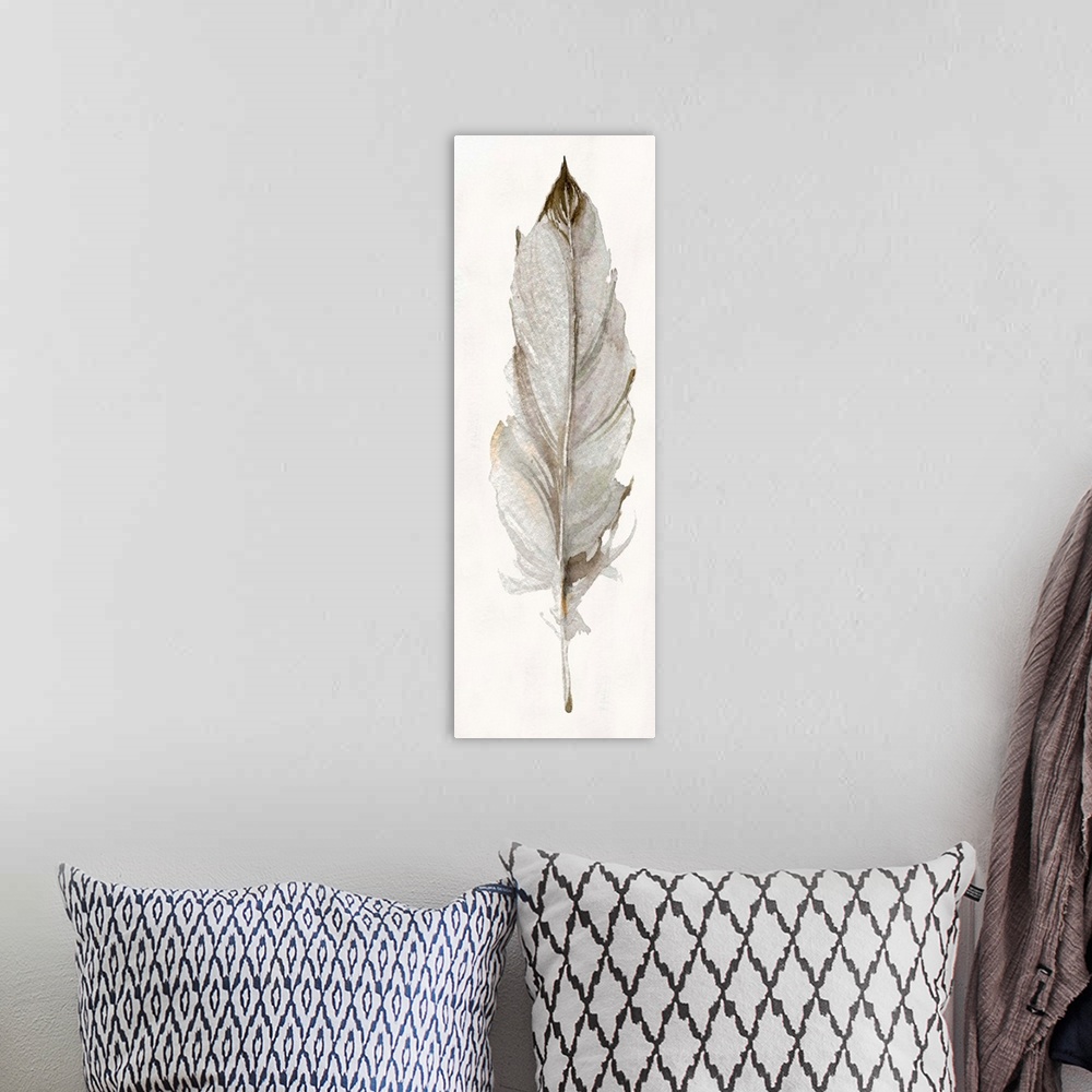 A bohemian room featuring Neutral Feather II