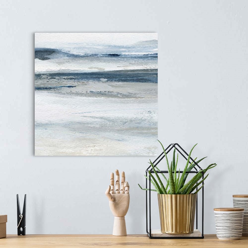 A bohemian room featuring Ocean Currents II