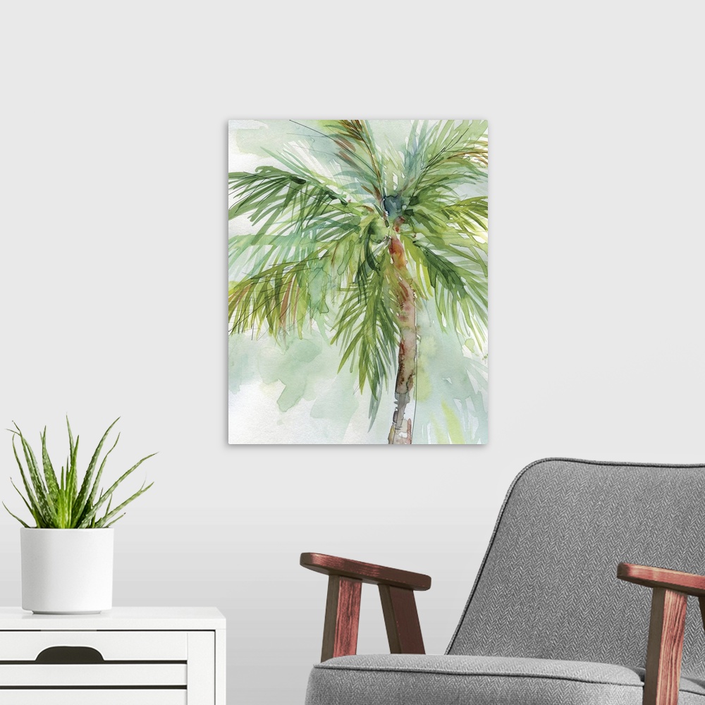 A modern room featuring Palm Breezes II