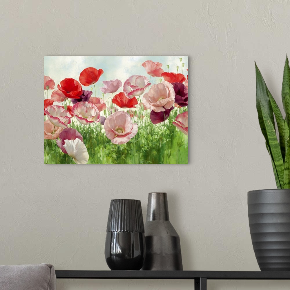 A modern room featuring Poppies Pleasure