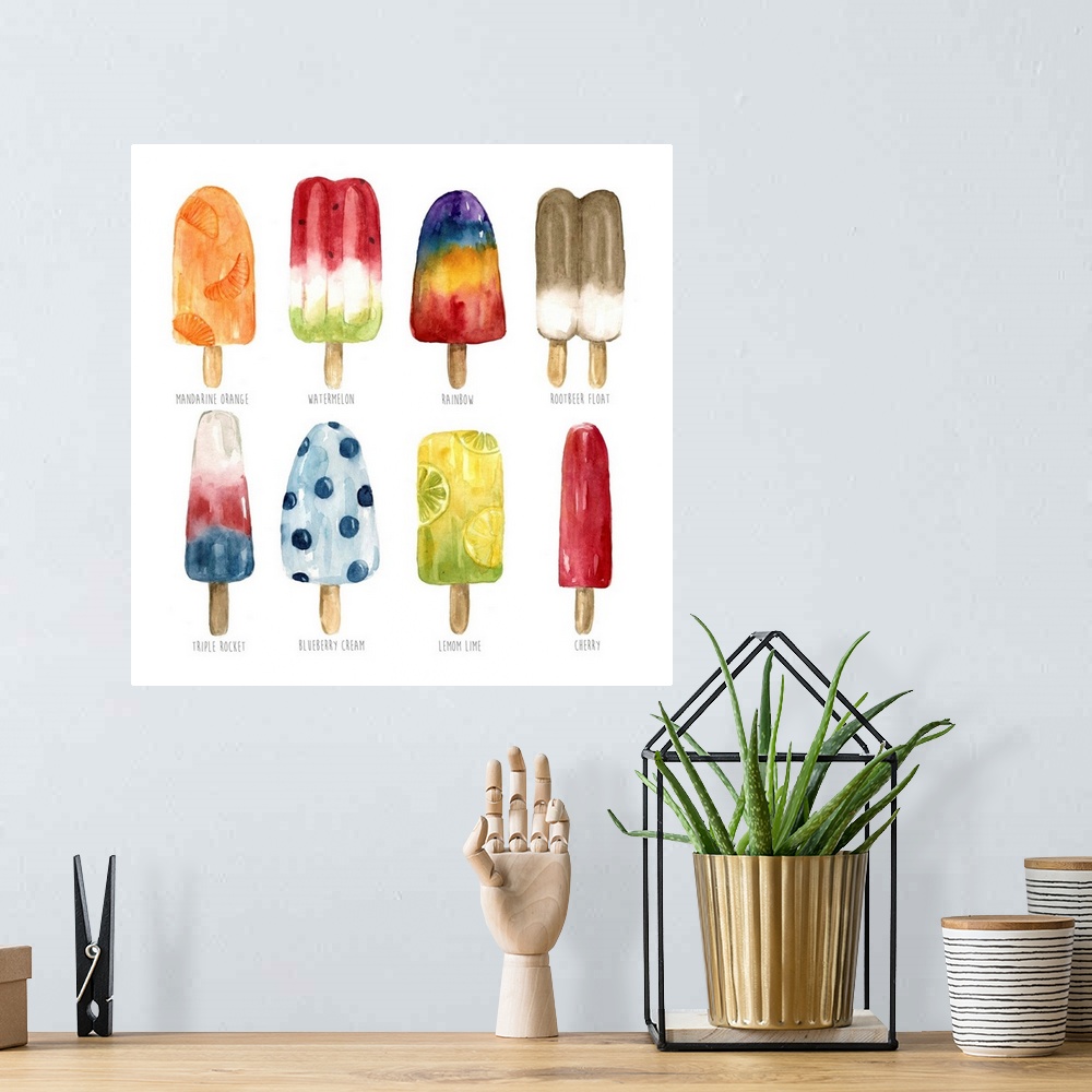 A bohemian room featuring Popsicles Favorite Flavor