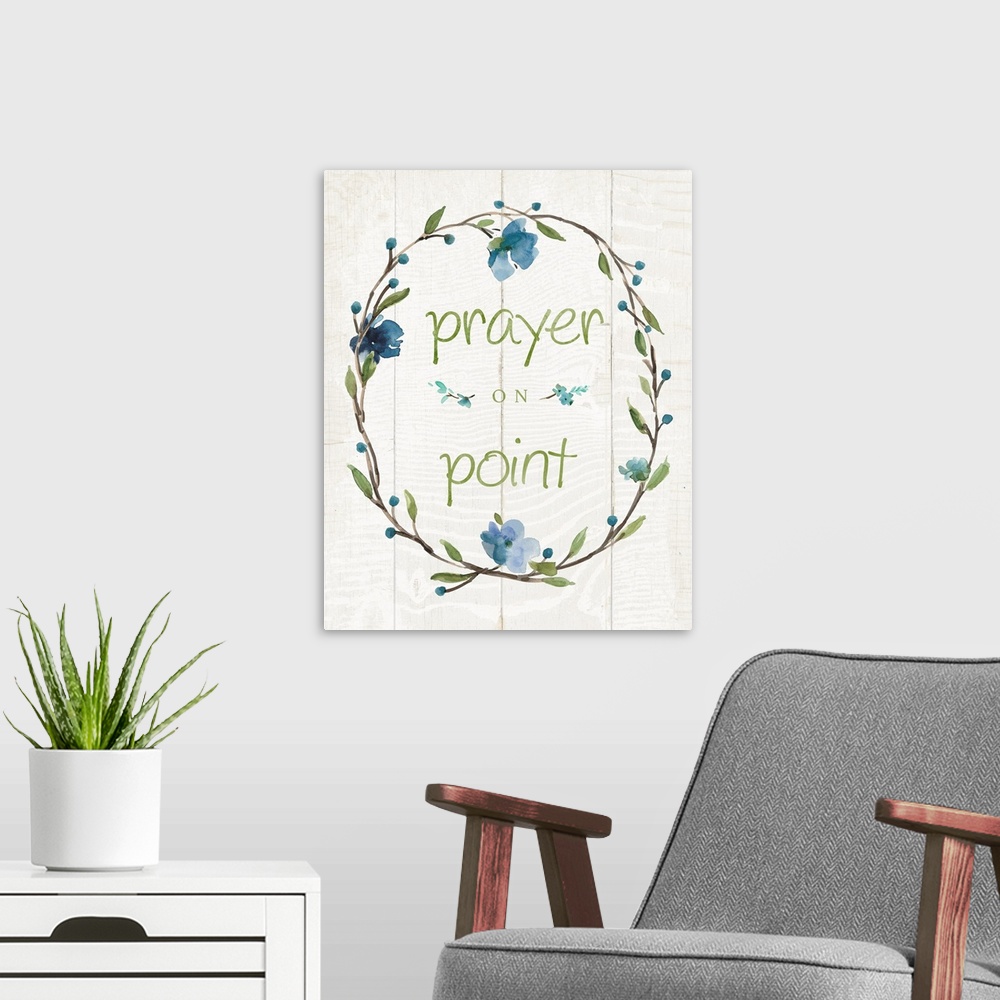 A modern room featuring Prayer on Point