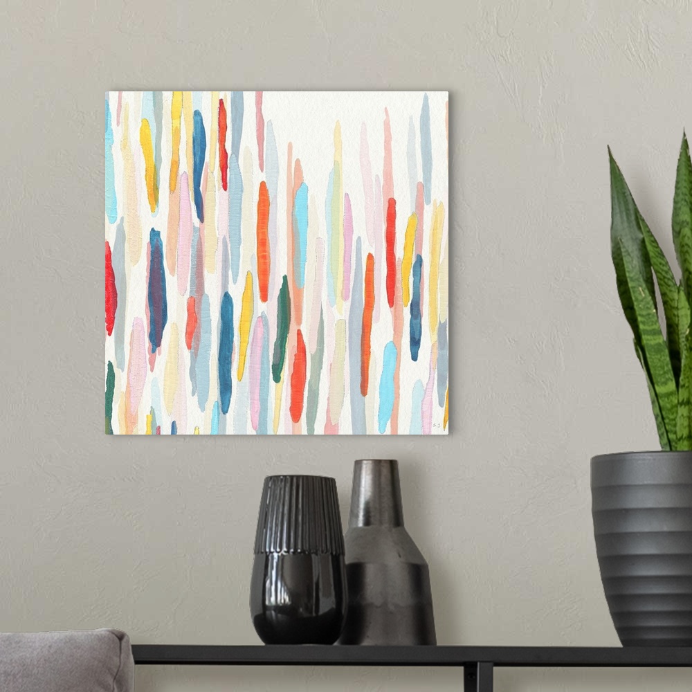 A modern room featuring Rhythm And Color II