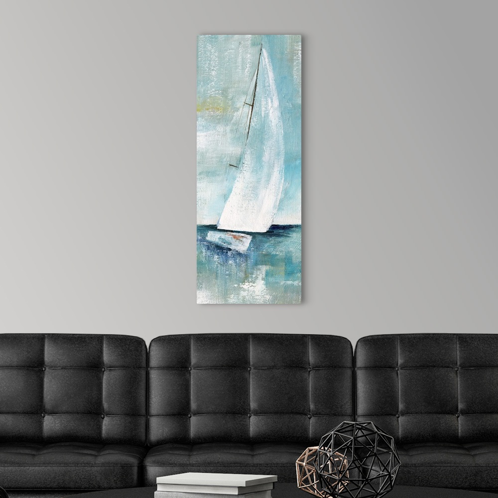 A modern room featuring Simply Sailing I
