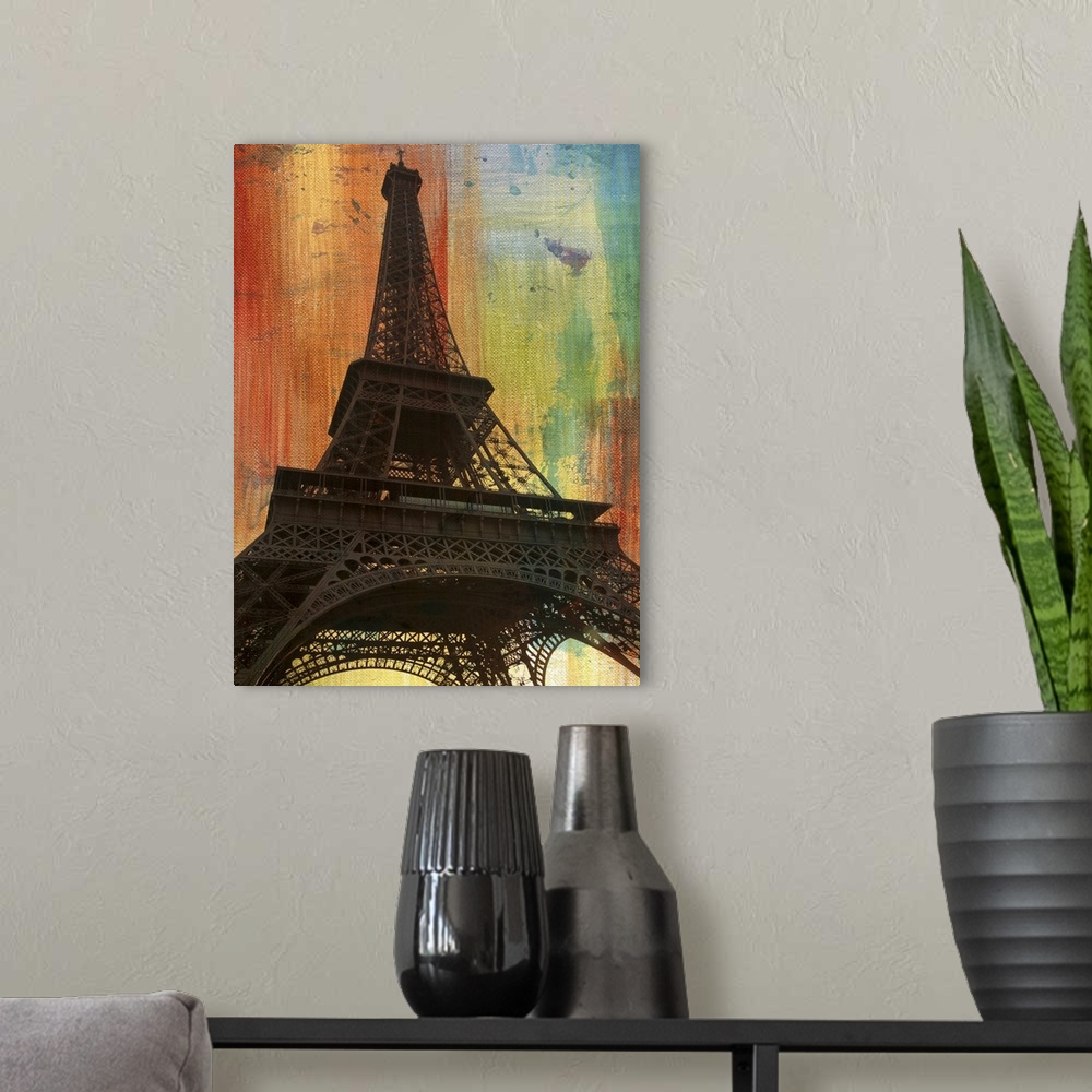 A modern room featuring Tour Eiffel