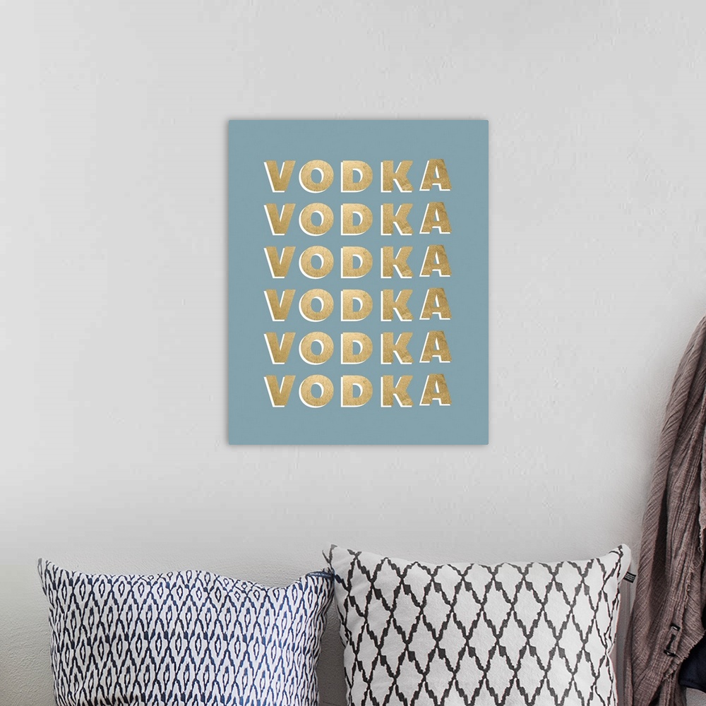 A bohemian room featuring Vodka