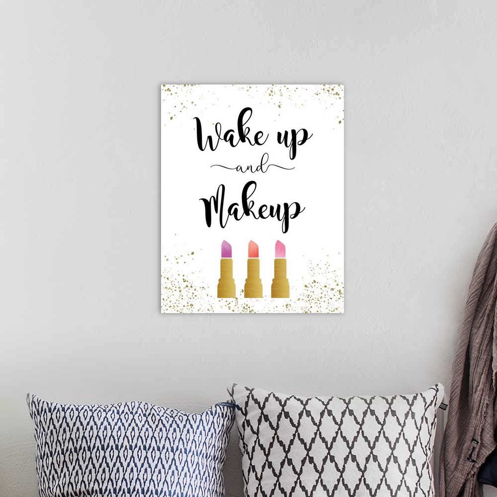 A bohemian room featuring Wake Up and Makeup